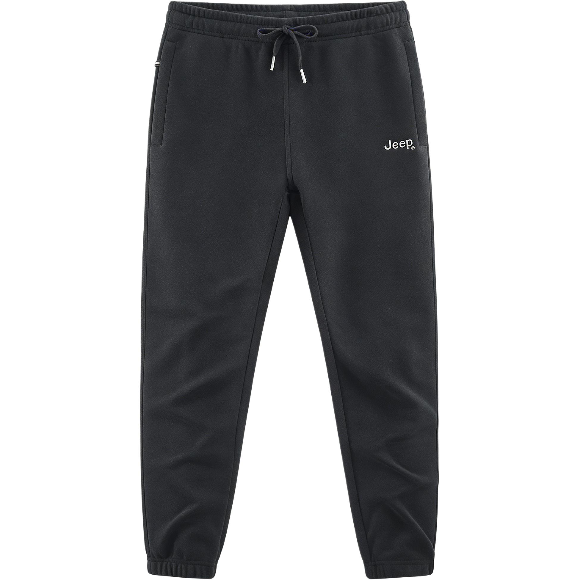 

Повседневные брюки унисекс умеренные Sweatpants Jeep, черный