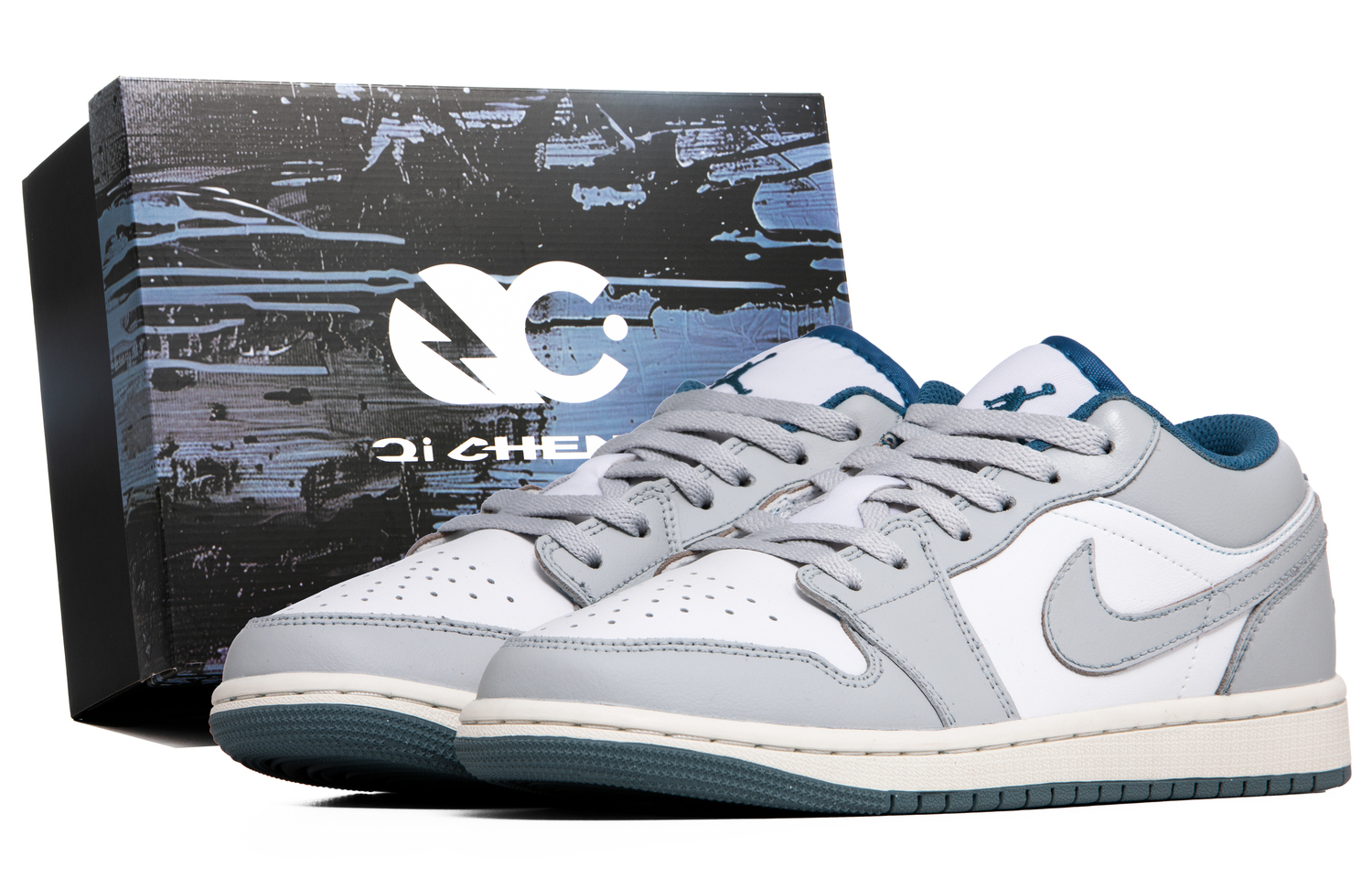 

Air 1 Противоскользящие Амортизирующие Низкие Детские Баскетбольные Кроссовки Светло-Серый Подростки Jordan