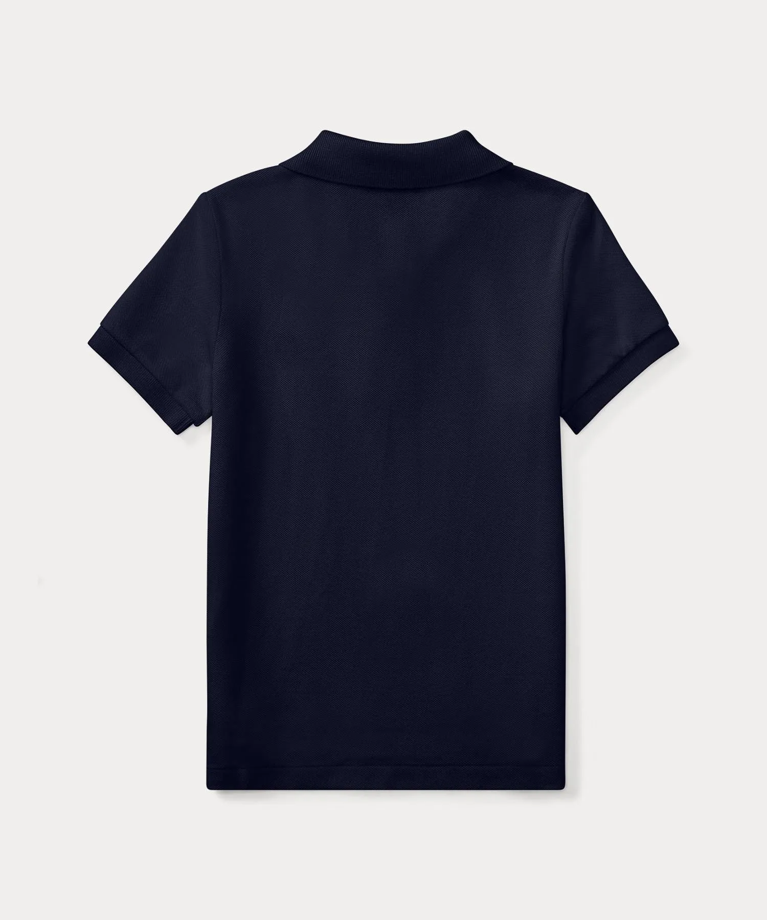 (Для мальчиков 2-7 лет) Хлопковая сетчатая рубашка-поло Polo Ralph Lauren, 410 Navy — фото 2