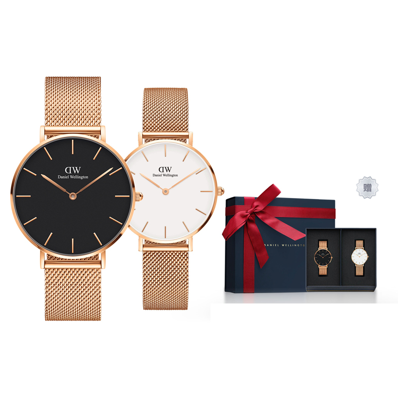 

DW/DanielWellington Часы Daniel Wellington PETITE Collection Wrist Watch Quartz Movement Stainless Steel Watchband Black Dial Unisex