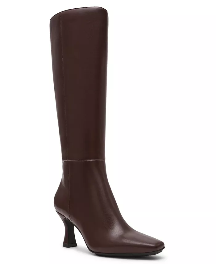 Женские сапоги Perfektion с мысом Snip до колена, Regular и Wide Calf Anne Klein, коричневый