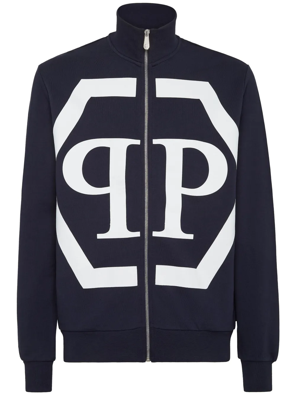 

Толстовка с логотипом Hexagon Philipp Plein, синий