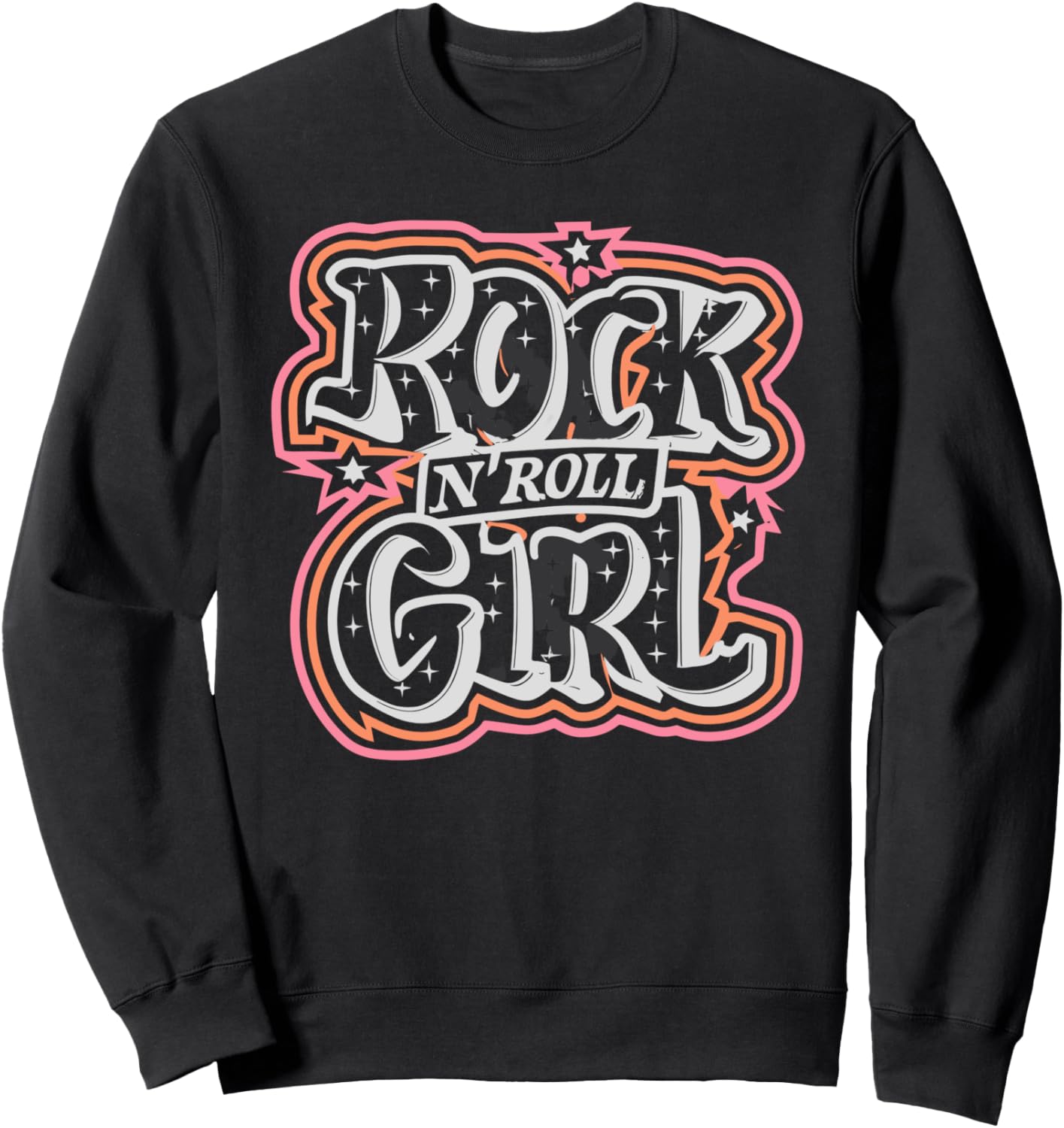 

Толстовка «Девушка в стиле рок-н-ролл» Дарла Rock N Roll Girl, черный