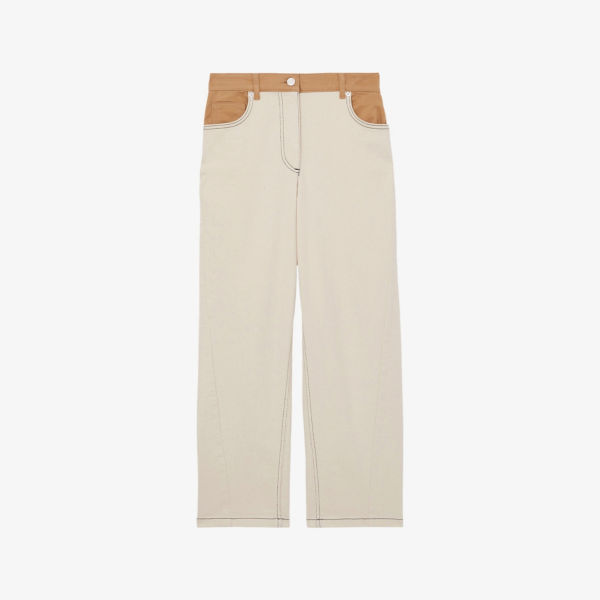 

Джинсы Reiss Maddie с цветными блоками, экрю