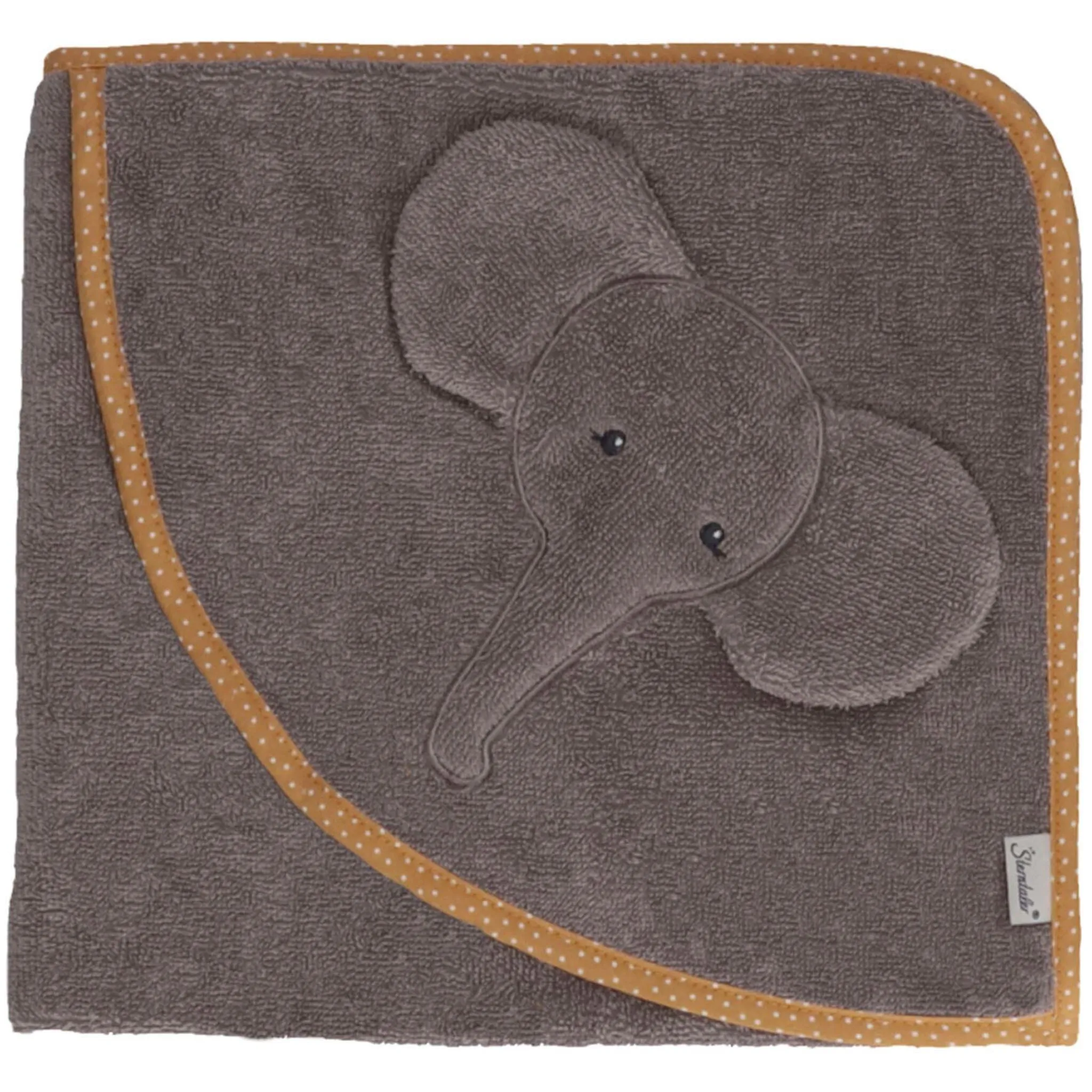 

Полотенце Sterntaler с капюшоном «Полотенце с капюшоном с мотивом Elephant Eddy, 80x80 см», (1 шт., полотенце с капюшоном 80 x 80 см), изготовлено из экологически чистого хлопка, серый