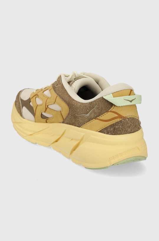 Кроссовки Clifton L Suede TP Hoka, зеленый — фото 3