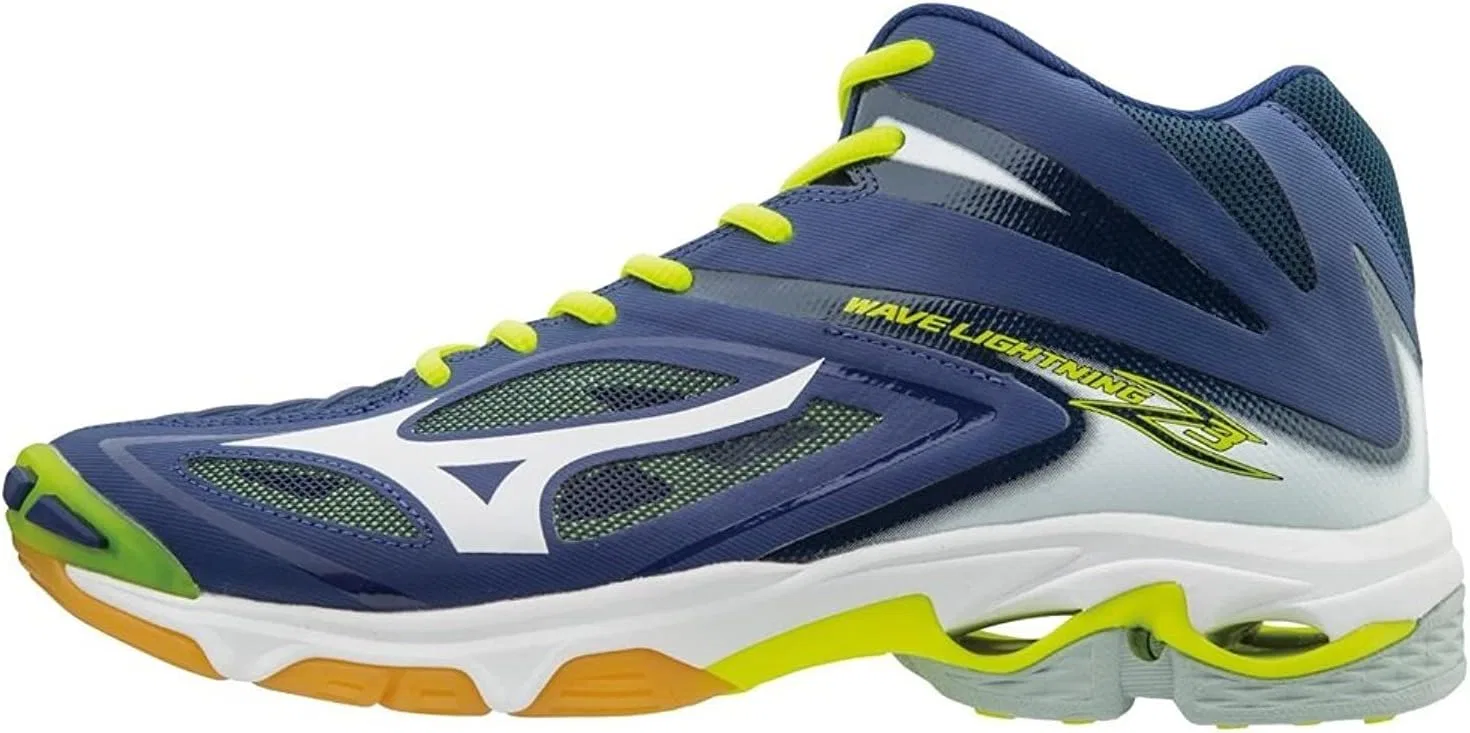 Гимнастические кроссовки Mizuno Wave Lightning Z3 Mid для мужчин, Blue
