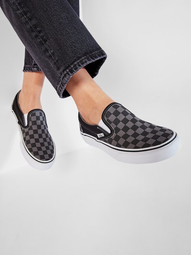 Тканевые кроссовки Classic Slip-On Vans, черный — фото 2
