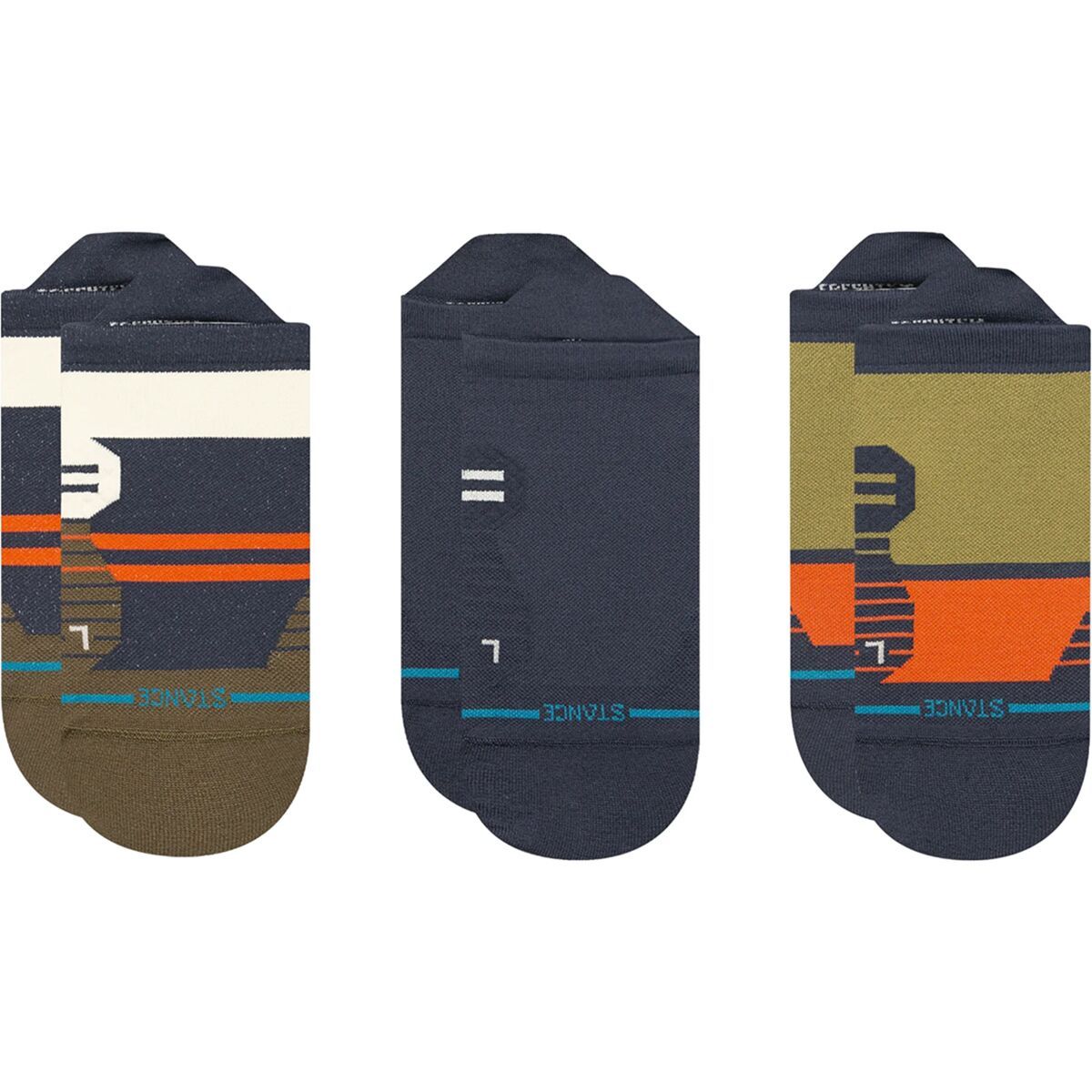 

Носки Route ul tab - 3 пары Stance, синий