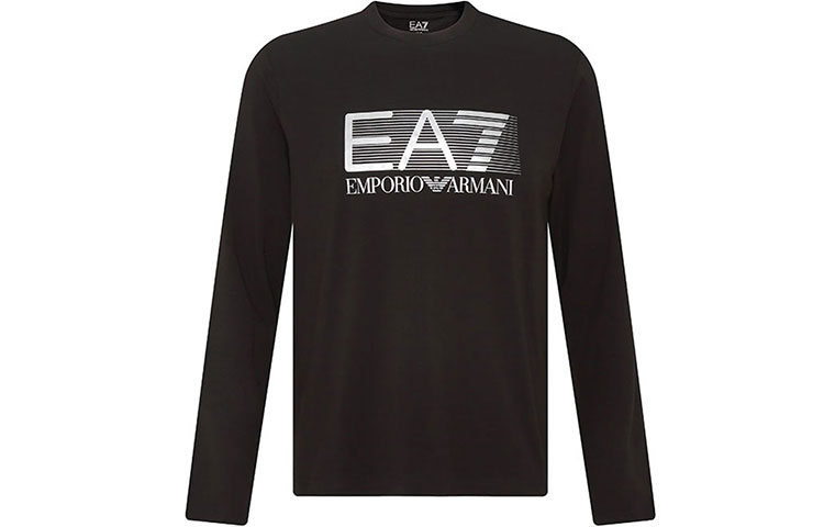 

EMPORIO ARMANI Футболка EA7 для мужчин, черная, Черный, EMPORIO ARMANI Футболка EA7 для мужчин, черная