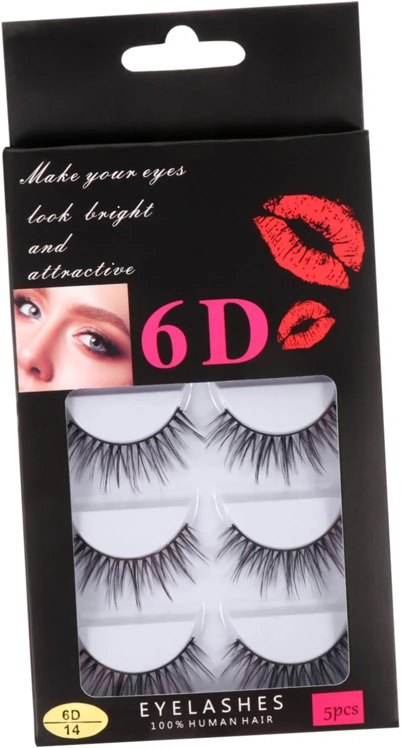5 пар 3D ресницы накладные BELLIFFY черные