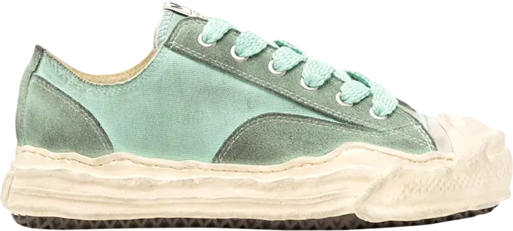 

Кроссовки Maison Mihara Yasuhiro Hank OG Sole Mixed Material Low 'Green', зеленый