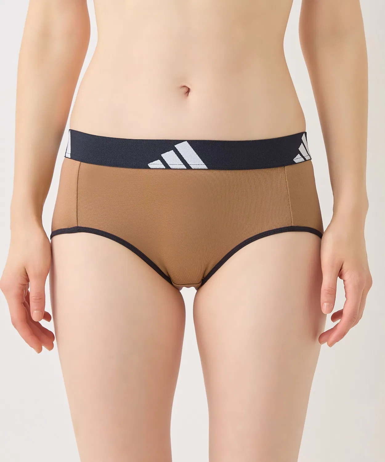 Шорты adidas Regular с логотипом, золотой, полиэстер