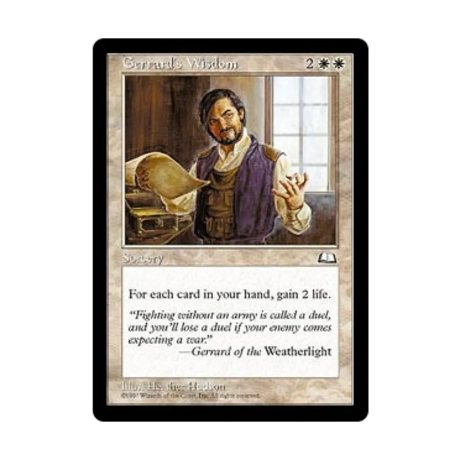 

CCG Мудрость Джеррарда (U), MTG - Weatherlight