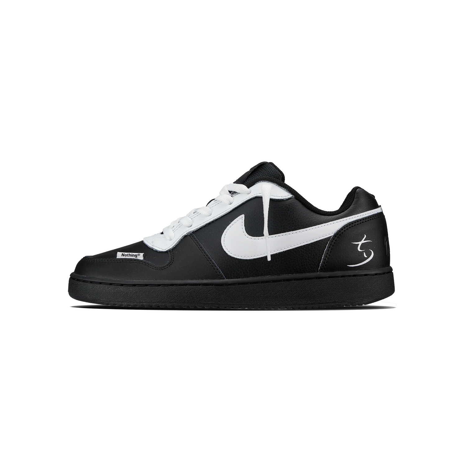 

Кроссовки Nike EBERNON Skateboarding Shoes Men Low-top Black/white, черный/белый