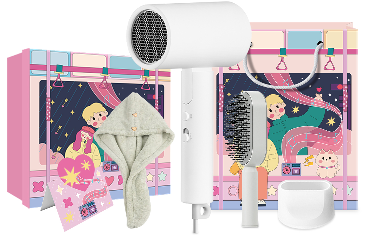 

Фен для волос с отрицательными ионами H101 Mi, H101 White Exclusive Festive Box