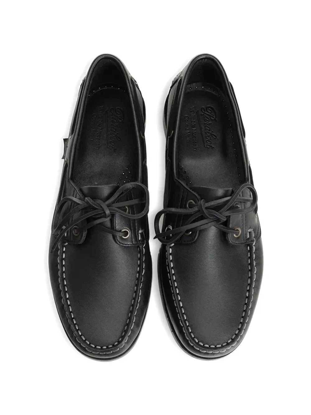 Топ-сайдеры Barth на шнуровке Paraboot, черный — фото 3