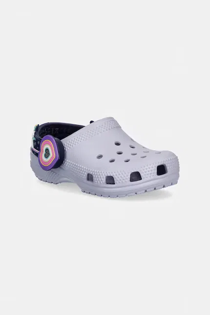 Шлепанцы детские с подсветкой Imagination Lights BKSTRP CLOG T Crocs, фиолетовый