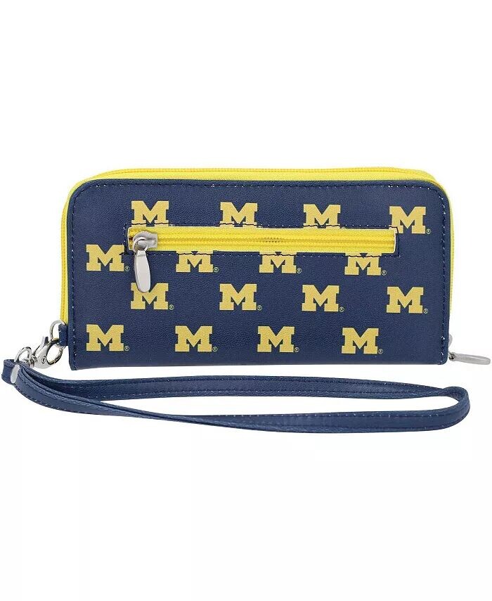

Женский кошелек Michigan Wolverines на молнии вокруг браслета Eagles Wings