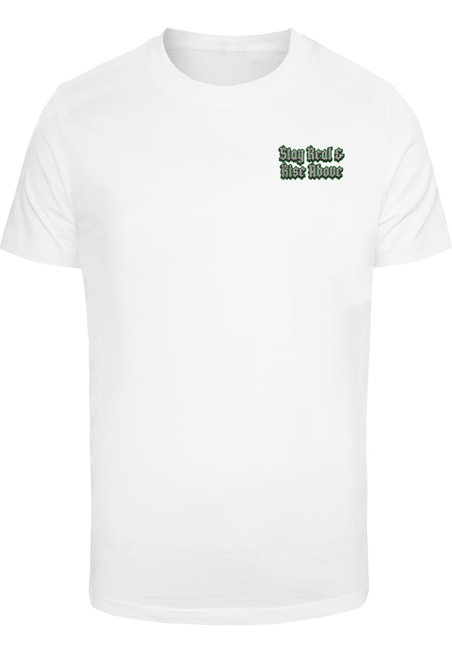 

Классическая футболка Mister Tee Shirt Stay Real & Rise Above, белый