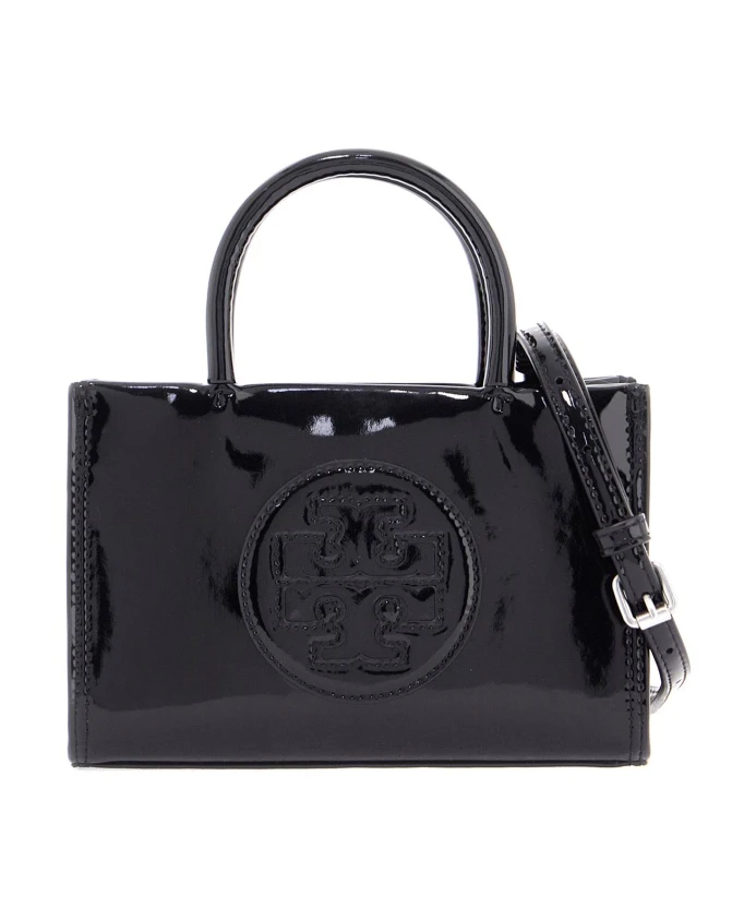 

Сумка-Тоут Ella из органического материала Tory Burch, черный