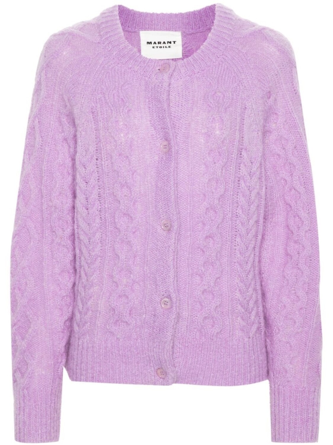 

MARANT ÉTOILE кардиган Ery с круглым вырезом, фиолетовый