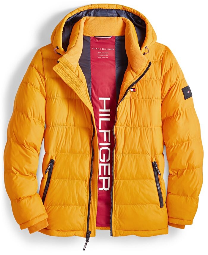 

Мужской стеганый пуховик Tommy Hilfiger, желтый