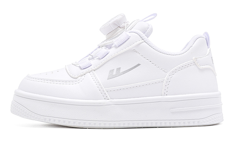 

Warrior Low-Top Детские Скейтбординг Кроссовки Белые Детские, Белый Розовый