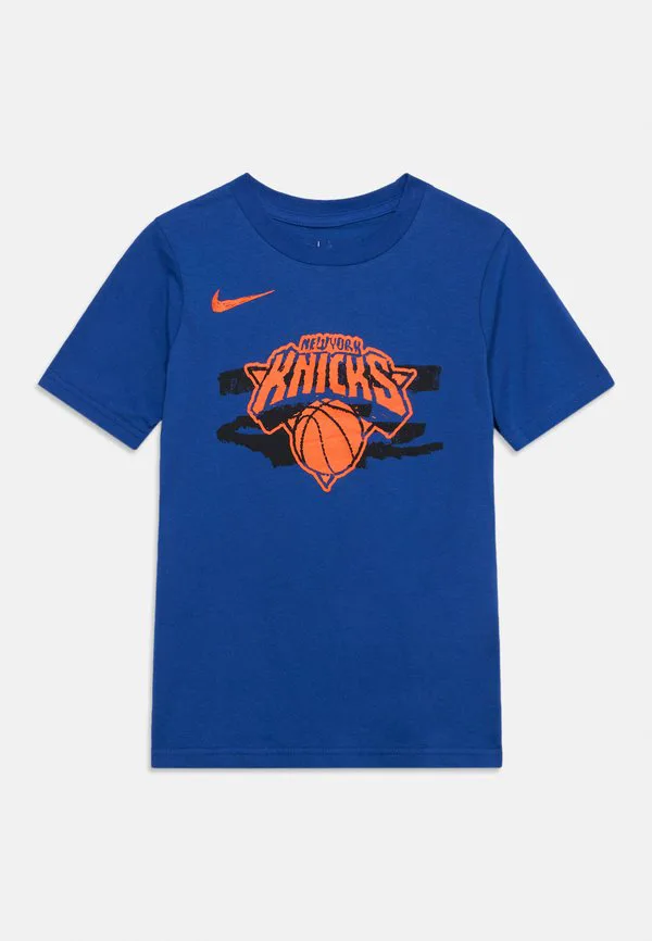 Футболка nba new york knicks унисекс клубная одежда Nike Performance, Rush Blue — фото 3