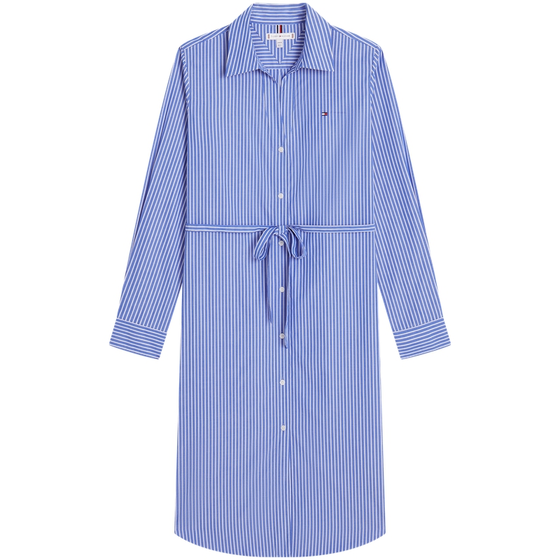 

Женское платье с длинными рукавами Tommy Hilfiger, синий белый stripes 0x6