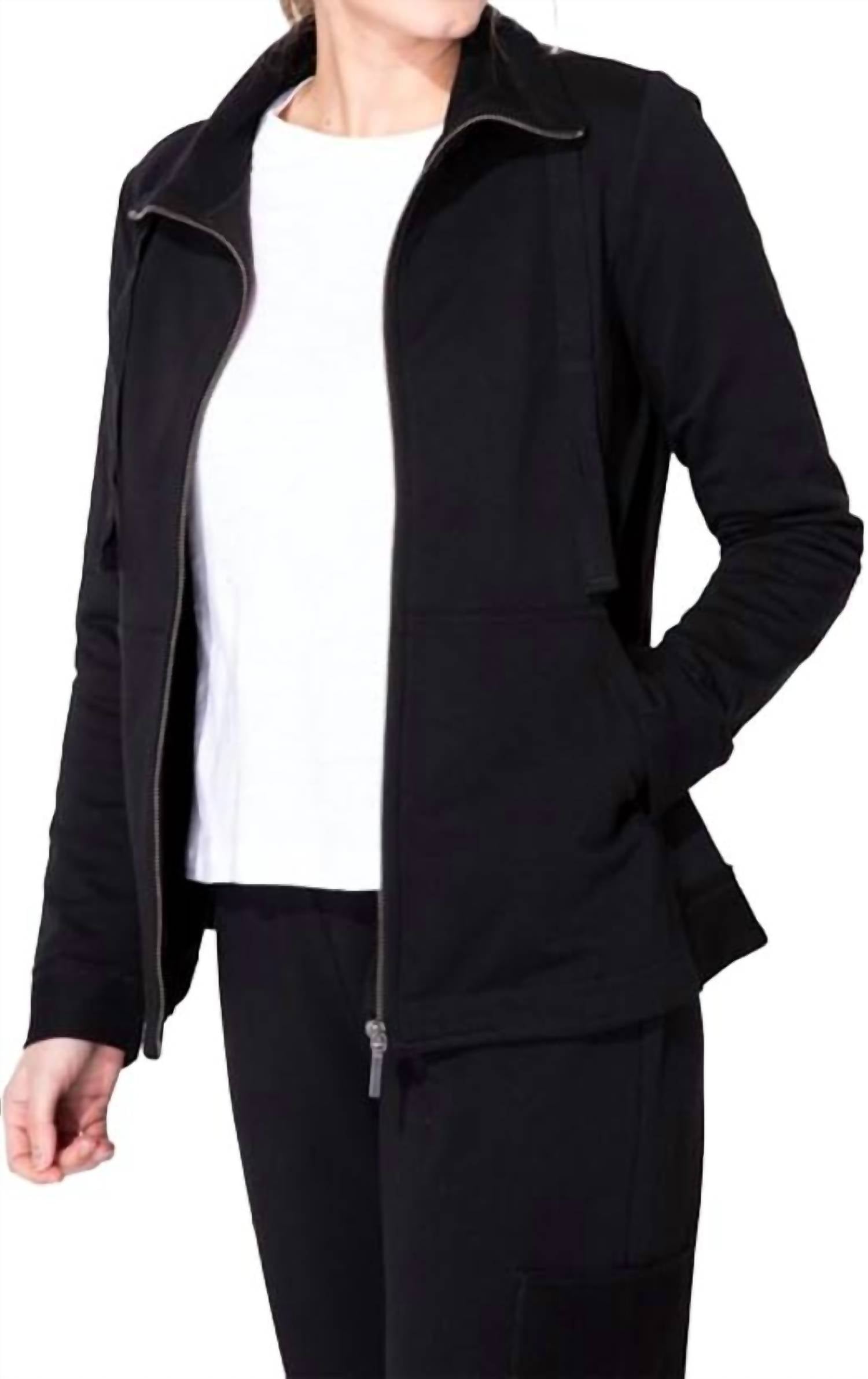 

Черная пляжная куртка с капюшоном ESCAPE BY HABITAT