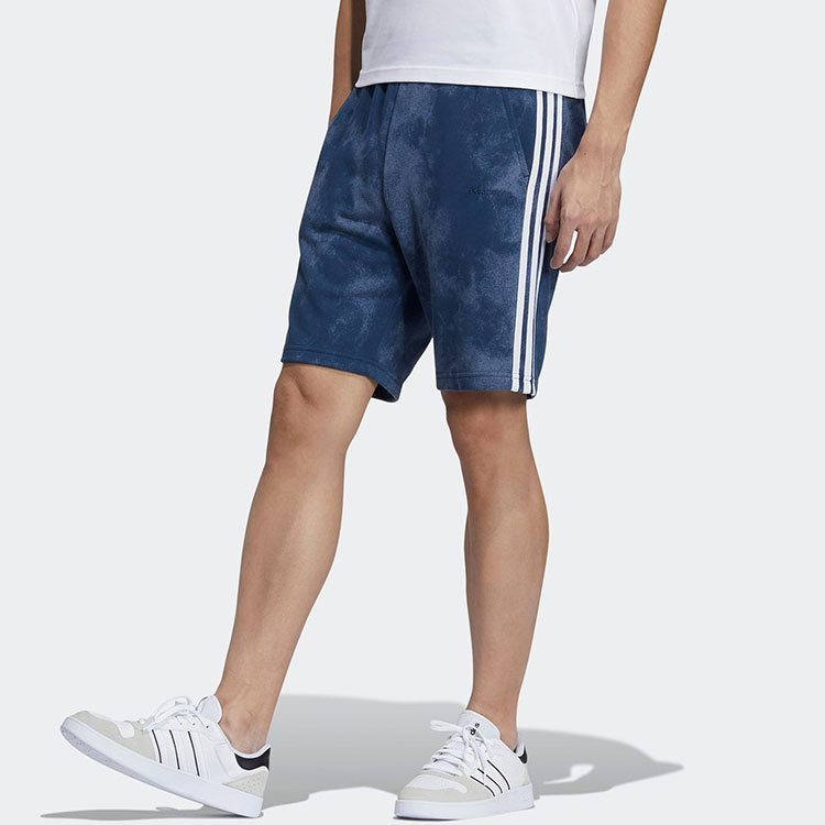 Повседневные шорты мужские темно-синие Adidas Neo — фото 3