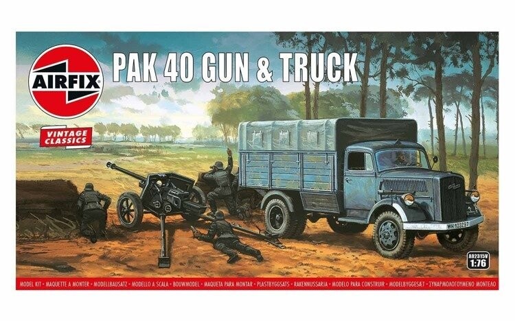 

Комплект модели Opel Blitz & Pak 40 Gun Airfix