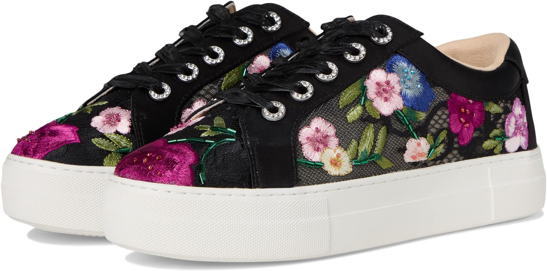 Кроссовки Blue by Betsey Johnson Jayla, цвет Black Multi Floral
