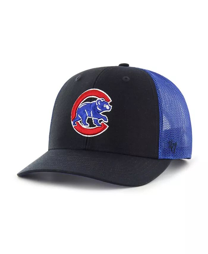 

Мужская темно-синяя бейсболка Chicago Cubs Secondary Trucker Snapback '47 Brand