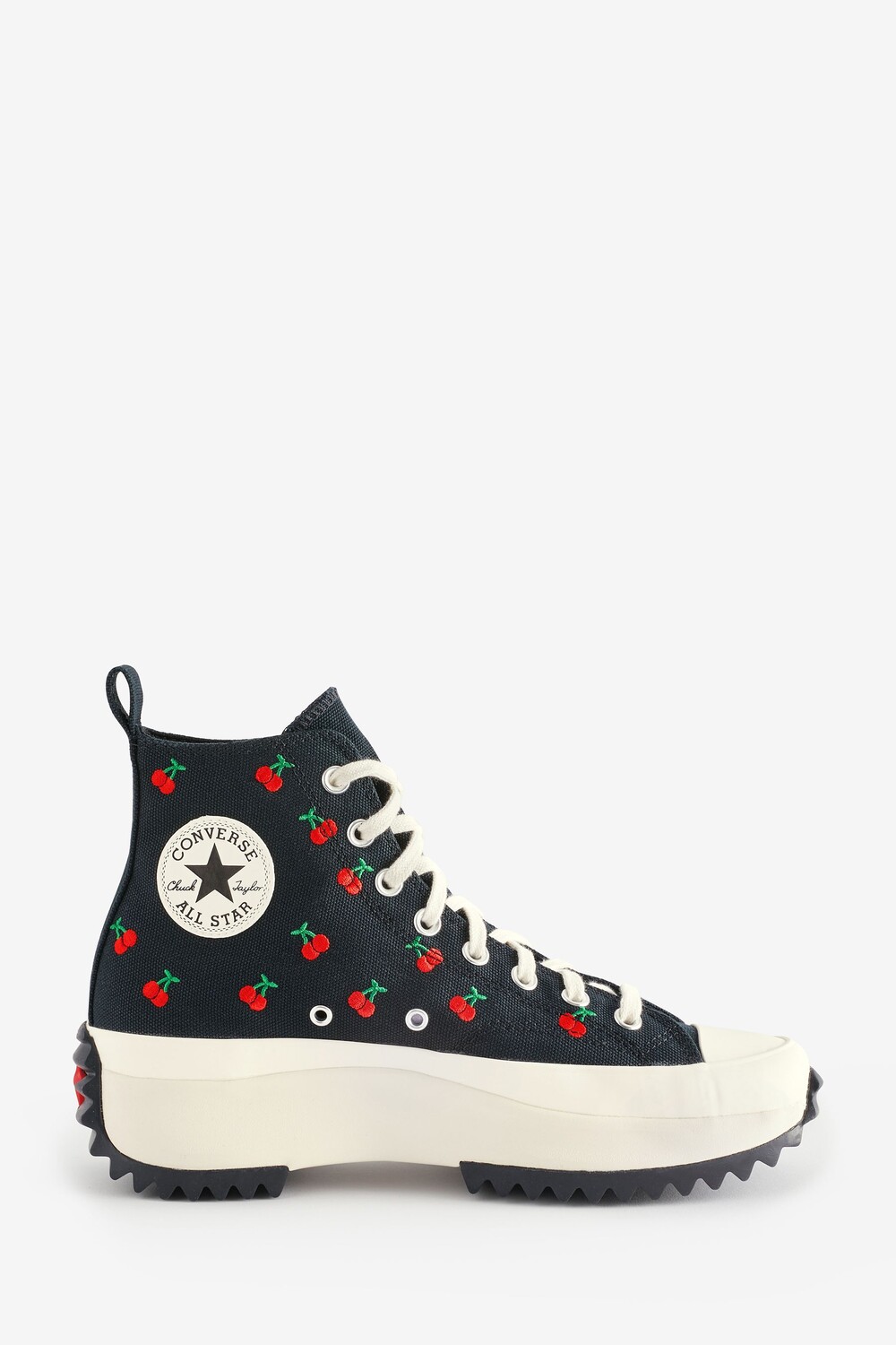 

Кроссовки Run Star Hike с вишневым узором Converse, черный