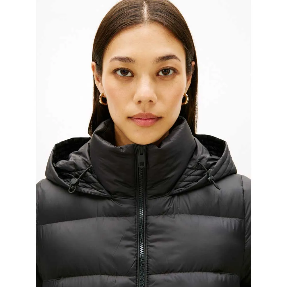 Повседневная стеганая куртка Tommy Hilfiger, черный — фото 4