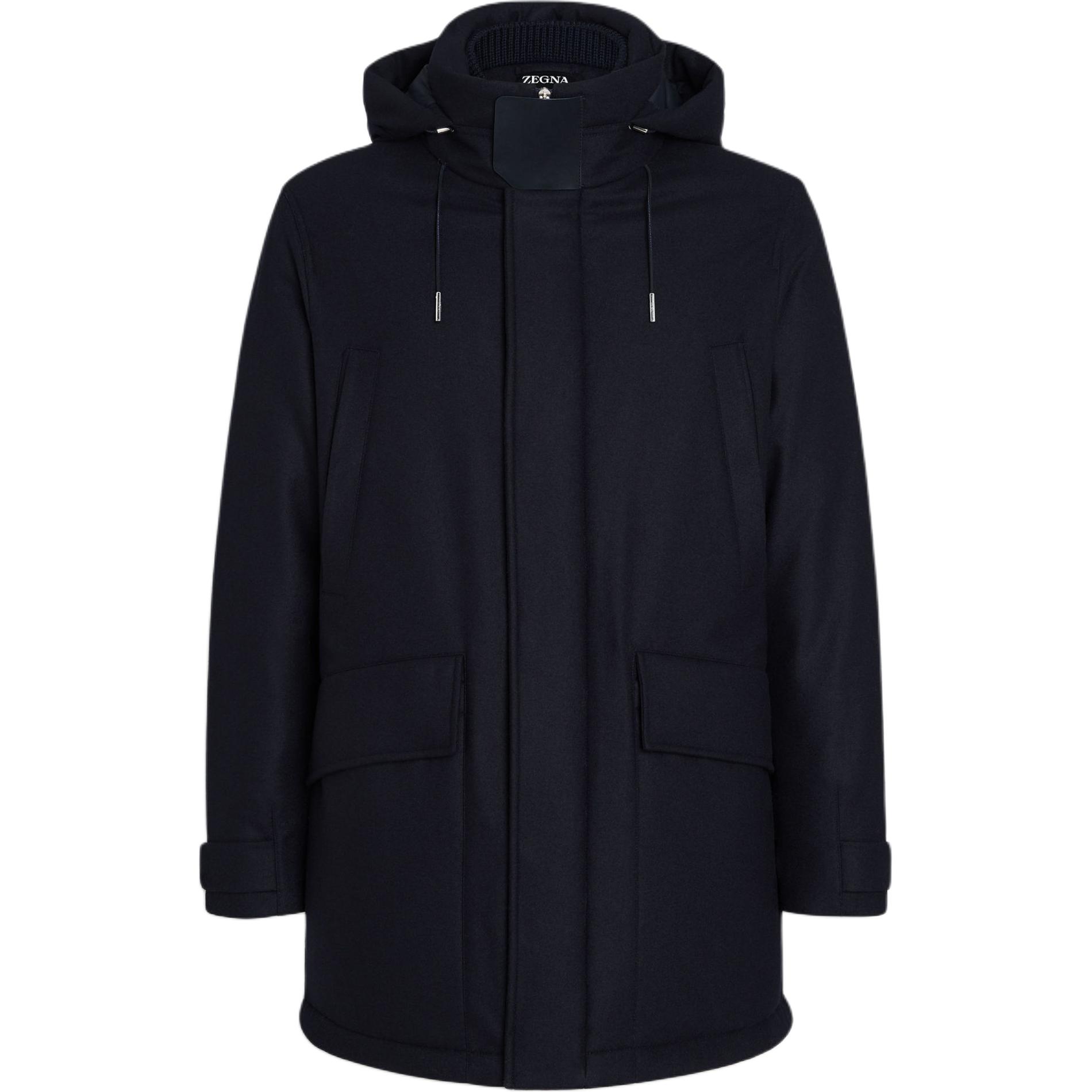 

Ermenegildo Zegna Утепленная парка с капюшоном, Marine Blue