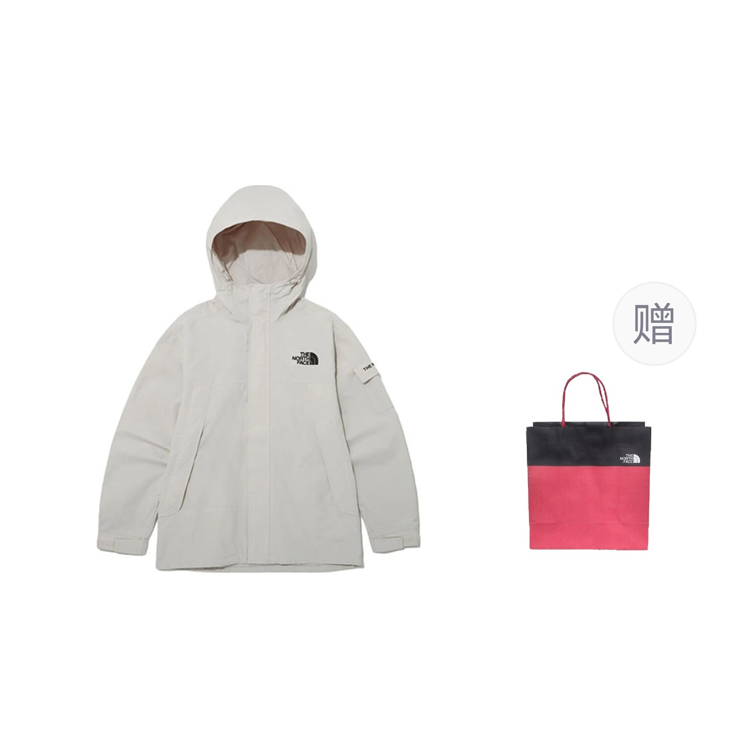 

Куртка унисекс Off-white + подарочный пакет The North Face