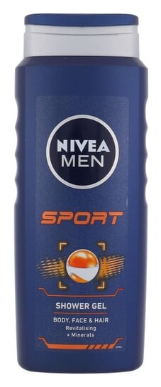 Гель для душа Men Sport для лица, тела и волос 500мл Nivea — фото 2