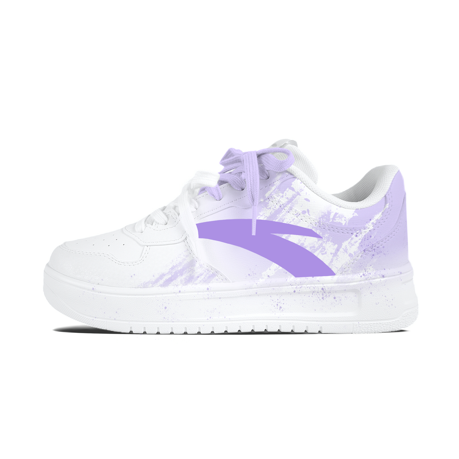 

Удобные, нескользящие, износостойкие низкие кеды для скейтбординга, унисекс Anta, белый