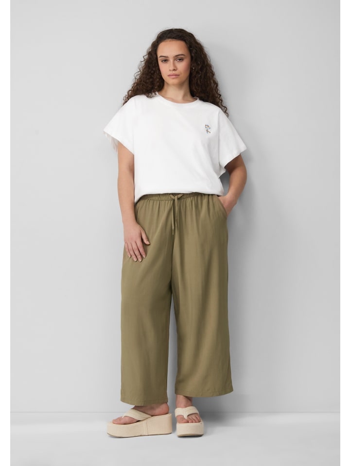 

Тканевые брюки QS, оливковый