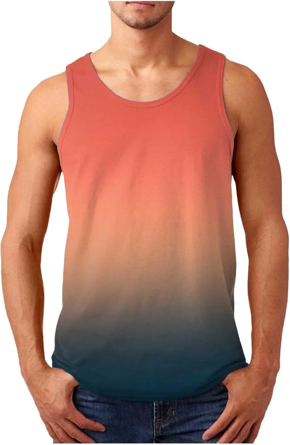 Мужской камуфляжный топ для тренировок, Generic, A02_multicolor