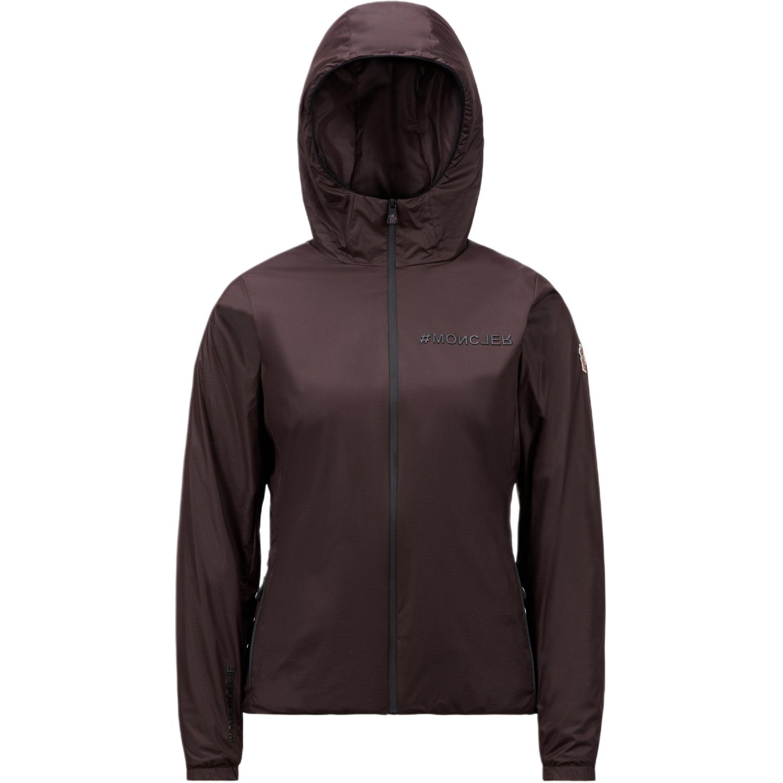 

Moncler Grenoble Монограмма с капюшоном куртка, Dark Brown