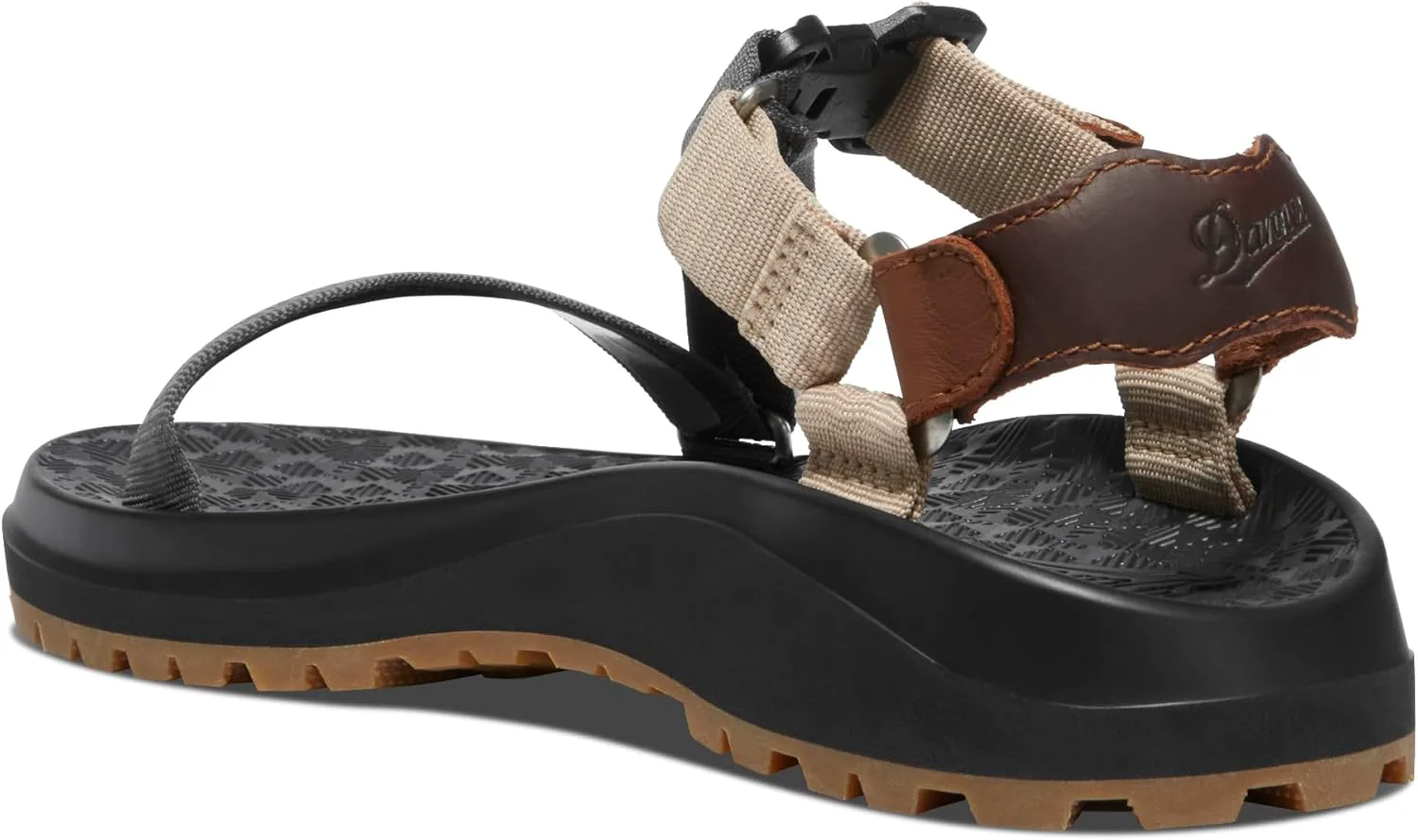Сандалии Danner Wallowa Textile - мужские легкие сандалии для активного отдыха, обеспечивающие комфорт и долговечность, идеально подходят для походов и повседневной носки, коричневый — фото 2