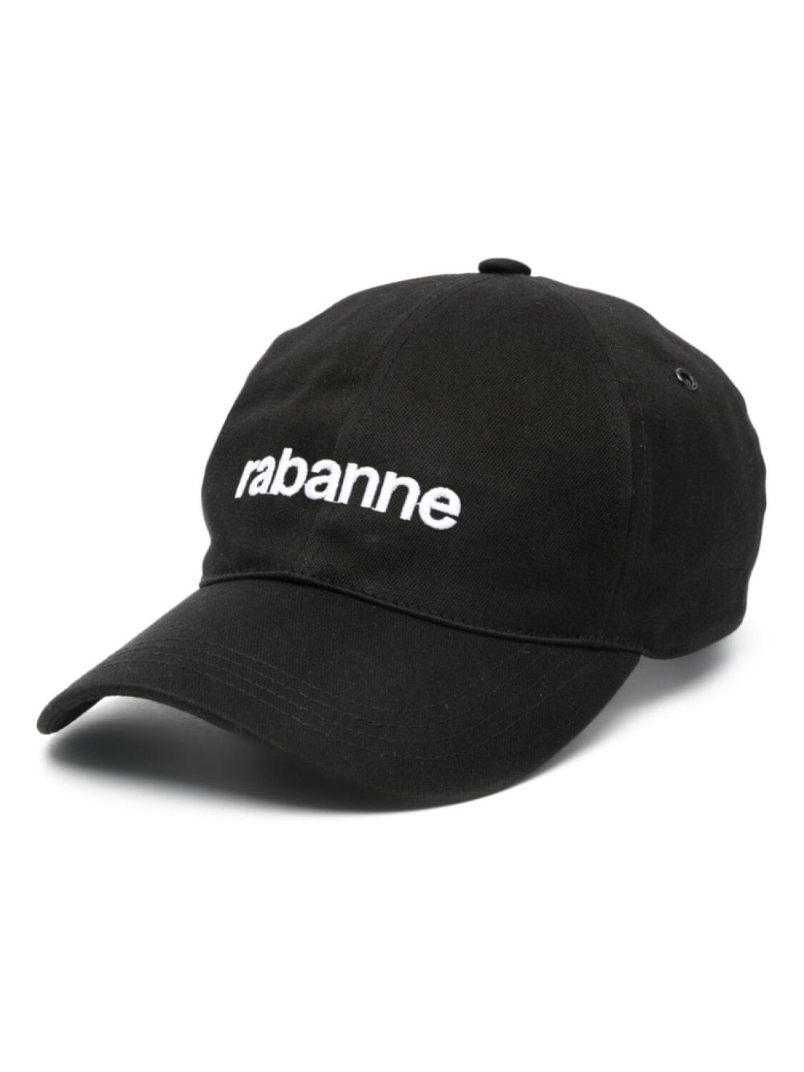 

Rabanne кепка с вышитым логотипом, черный