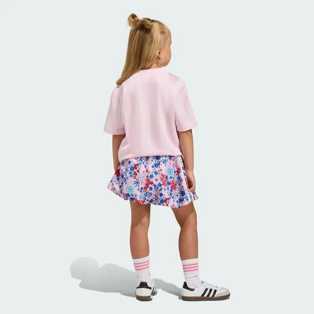 Комплект x Liberty London: юбка и футболка Adidas, pink — фото 2