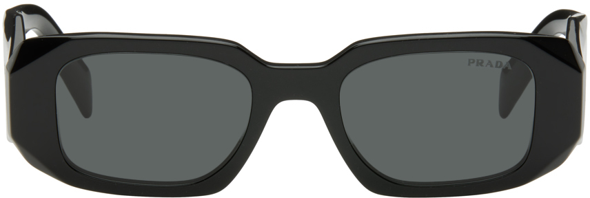 

Черные солнцезащитные очки «Prada Symbole» Prada Eyewear, Black/Slate grey
