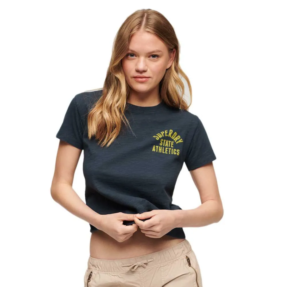 

Футболка Superdry Athletic Essential Slub 90´S, синий