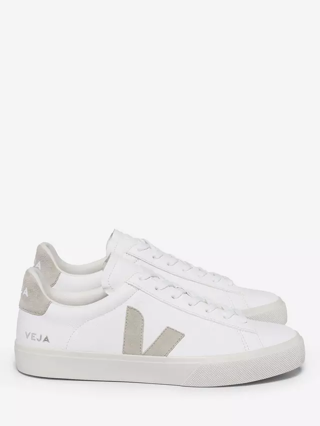 Кроссовки VEJA Campo Suede Detail Leather, цвет extra/white/natural